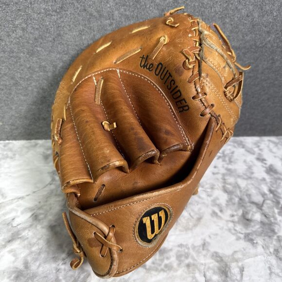 Vintage Wilson A2841 Pro Model The Outsider First Base Glove Mitt Baseball - Picture 3 of 4
